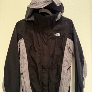 The North Face Black and Gray Jacket Womens sz Small